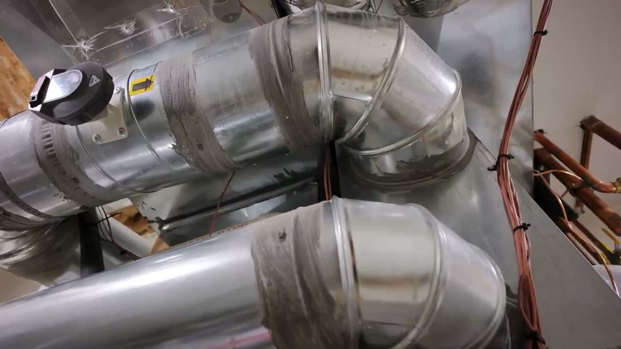 HVAC technician at work